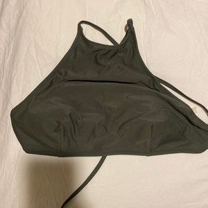 Criss cross back swim top
